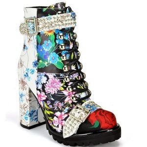 LIKE NEW Jeffrey Campbell LILITH-2 Leather Boot